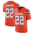 Seanshop  C.Browns #22 Dylan Sampson Player Orange Alternate Vapor Untouchable Limited Home Game Stitched Jerseys