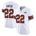 Seanshop  C.Browns #22 Dylan Sampson Player White Limited  Vapor 1946 Collection Alternate Game Stitched Jerseys