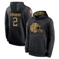 Seanshop C.Browns #2 Shedeur Sanders Player Black Salute to Service Pullover Hoodies Limited Stitched Jerseys