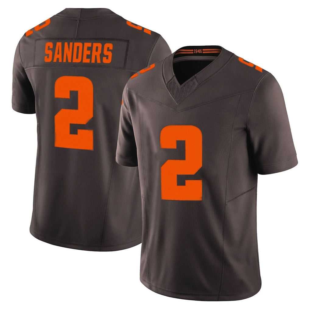 Seanshop C.Browns #2 Shedeur Sanders Player Brown Limited Vapor F.U.S.E. Alternate Game Stitched Jerseys