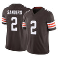 Seanshop C.Browns #2 Shedeur Sanders Player Brown Vapor F.U.S.E. Limited Home Game Stitched Jerseys