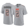 Seanshop C.Browns #2 Shedeur Sanders Player Gray Atmosphere Fashion Game Stitched Jerseys