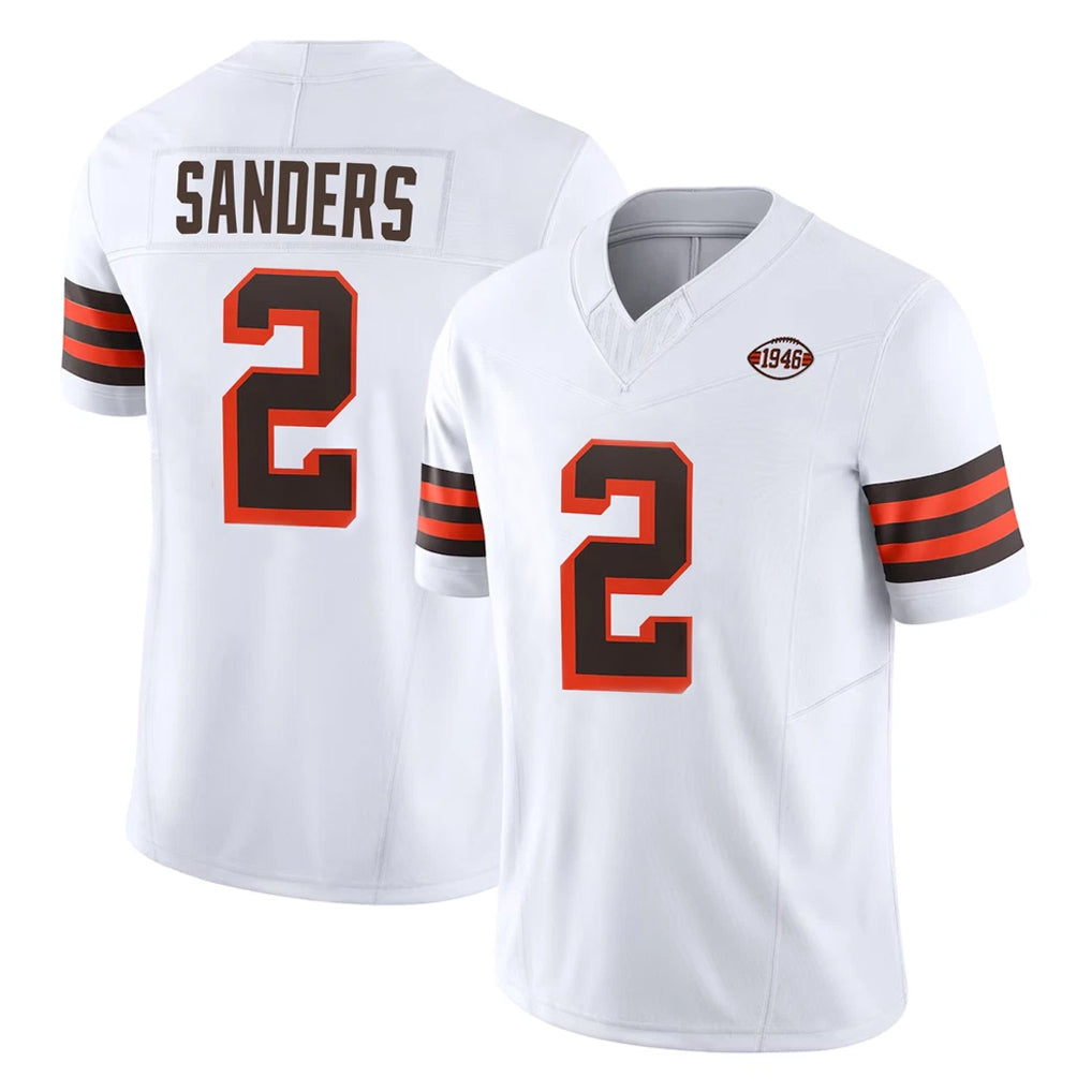 Seanshop C.Browns #2 Shedeur Sanders Player White Limited Vapor F.U.S.E. Alternate Game Stitched Jerseys