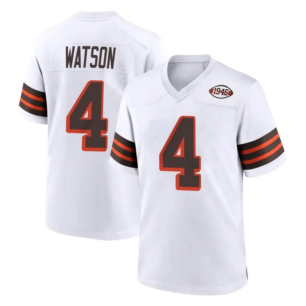 Seanshop C.Browns #4 Deshaun Watson Player White Alternate Home Game Stitched Jerseys