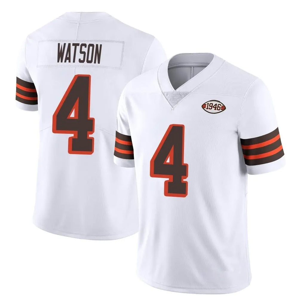 Seanshop C.Browns #4 Deshaun Watson Player White Limited  Vapor 1946 Collection Alternate Game Stitched Jerseys