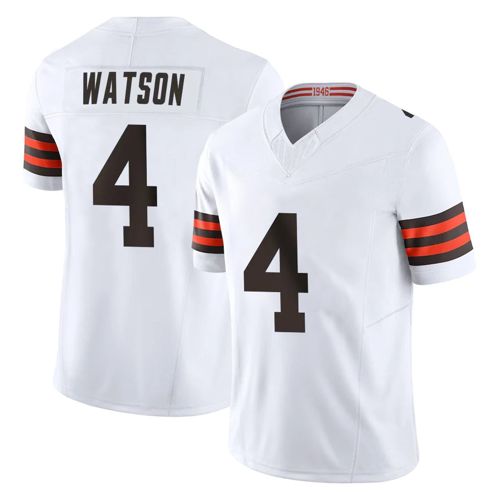 Seanshop C.Browns #4 Deshaun Watson Player White Vapor F.U.S.E. Limited Home Game Stitched Jerseys
