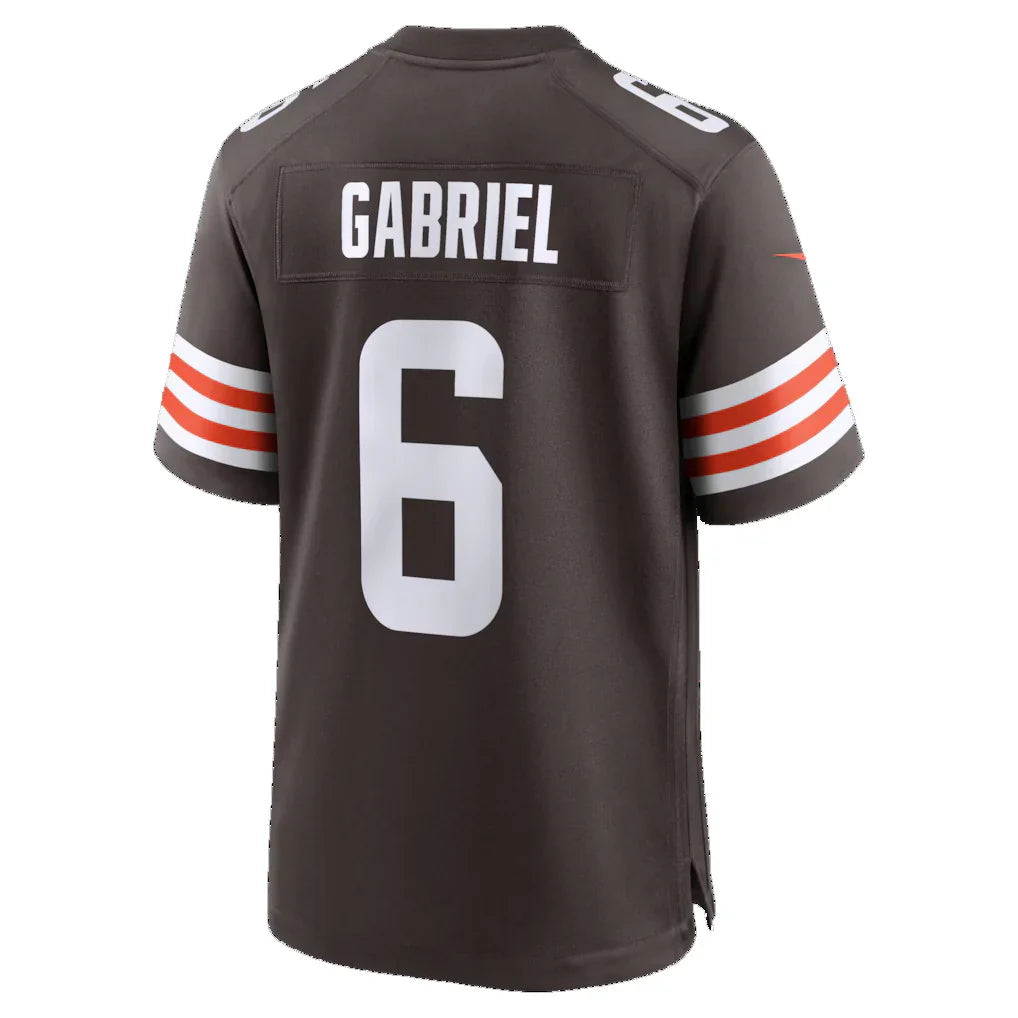 C.Browns #6 Dillon Gabriel Brown  Team Game Stitched Jerseys