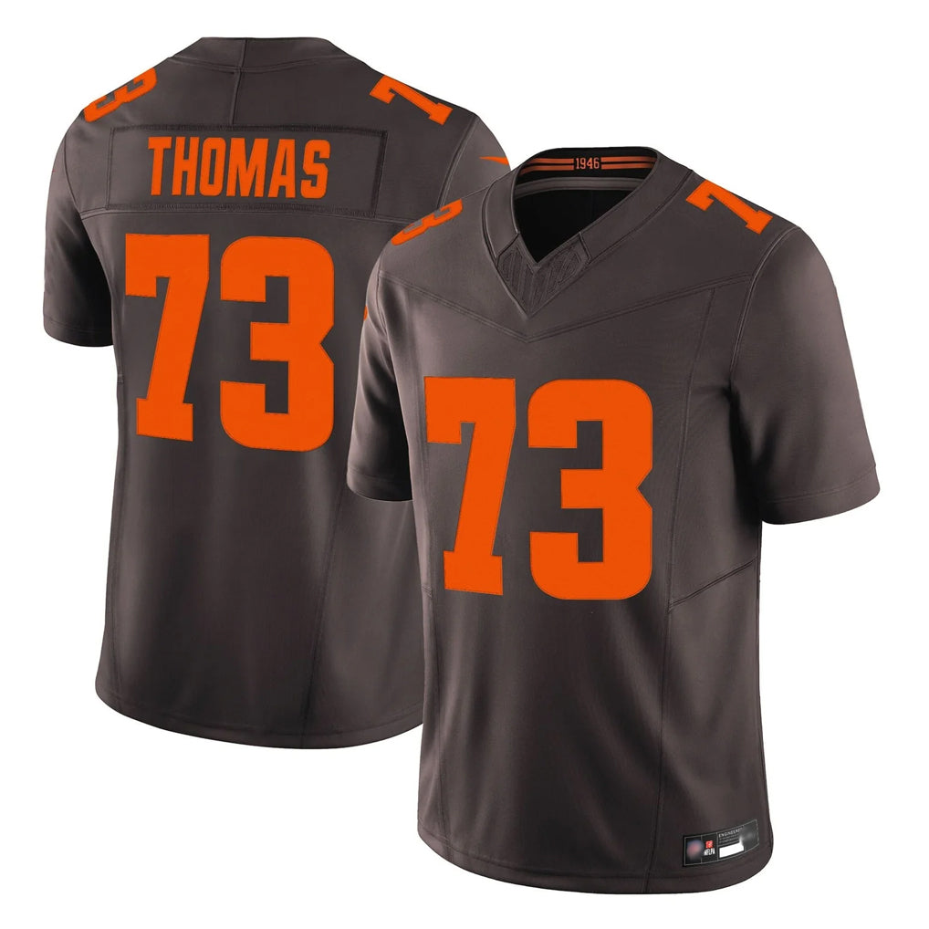 Seanshop  C.Browns #73 Joe Thomas Player Brown Limited Vapor F.U.S.E. Alternate Game Stitched Jerseys