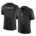 Seanshop  C.Browns #80 Jamari Thrash Player Black Reflective Home Game Stitched Jerseys