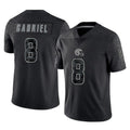 Seanshop C.Browns #8 Dillon Gabriel Player Black Reflective Home Game Stitched Jerseys
