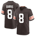 Seanshop C.Browns #8 Dillon Gabriel Player Brown Home Game Stitched Jerseys