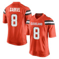 Seanshop C.Browns #8 Dillon Gabriel Player Orange Home Game Stitched Jerseys