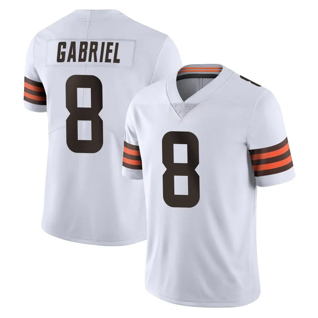 Seanshop C.Browns #8 Dillon Gabriel Player White Vapor Untouchable Limited Home Game Stitched Jerseys