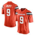 Seanshop C.Browns #9 Grant Delpit Player Orange Home Game Stitched Jerseys