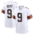 Seanshop C.Browns #9 Grant Delpit Player White Home Game Stitched Jerseys