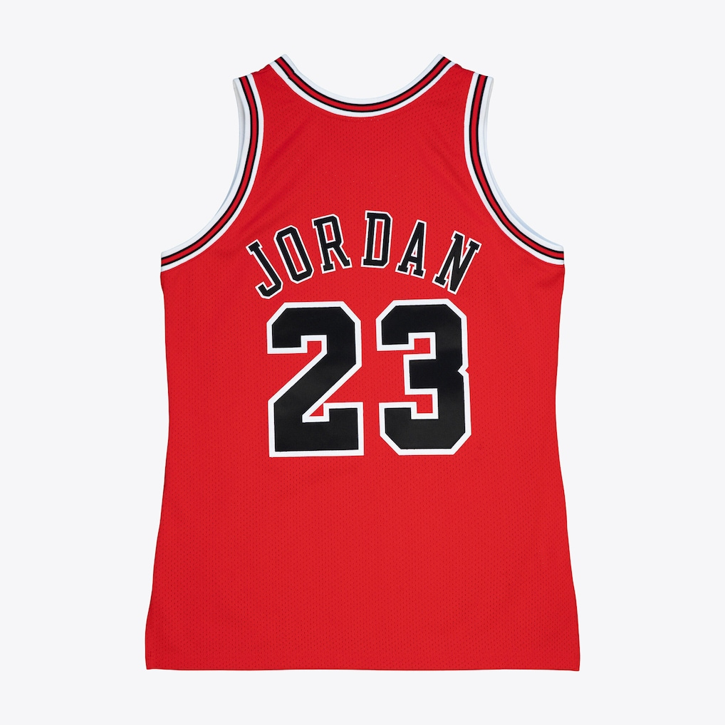 Leonaf C.Bulls #23 Michael Jordan Mitchell & Ness Red 1997-98 Authentic Jerseys