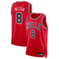 Leonaf C.Bulls #8 Caleb Wilson Red 2026 Draft Swingman Jerseys - Icon Edition