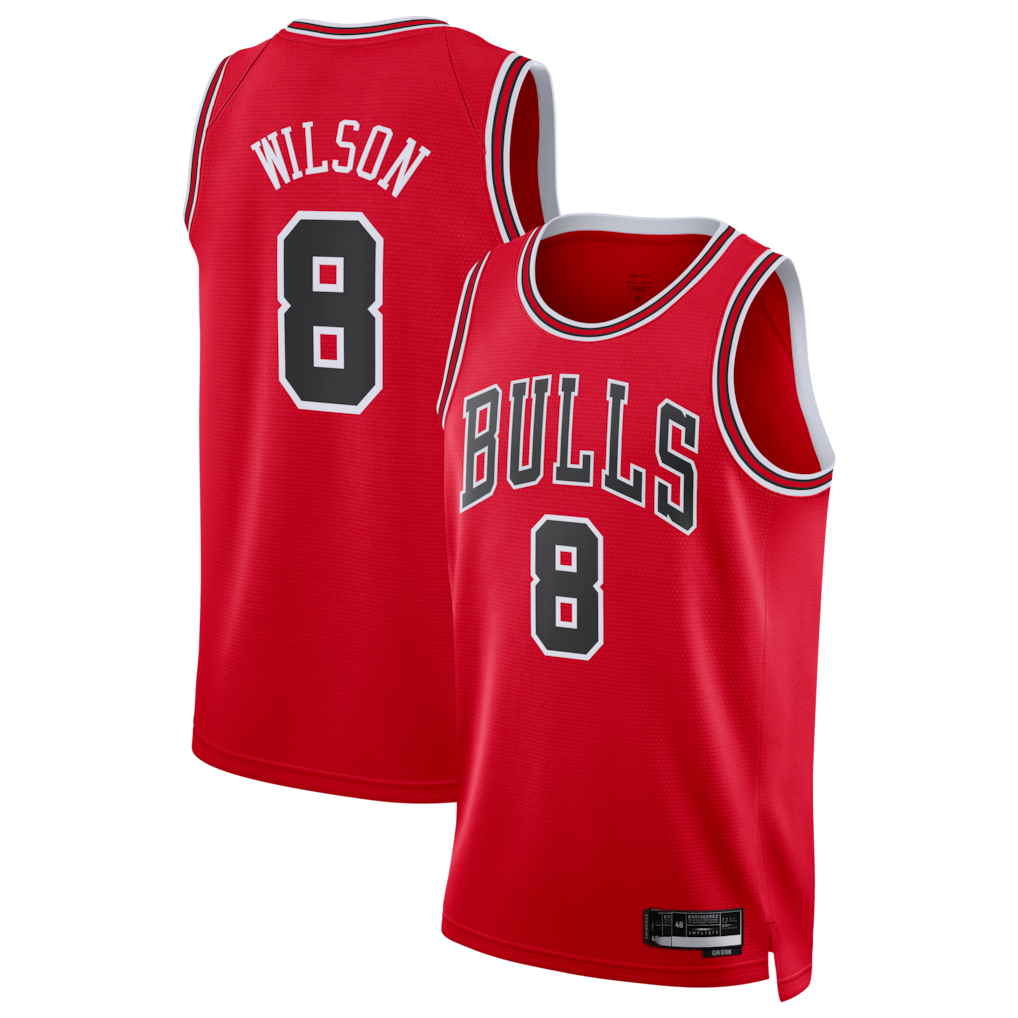 Leonaf C.Bulls #8 Caleb Wilson Red 2026 Draft Swingman Jerseys - Icon Edition