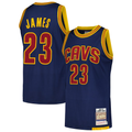Seanshop C.Cavaliers #23 LeBron James Mitchell & Ness Navy 201516 Hardwood Classics Authentic Jerseys