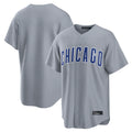Seanshop C.Cubs Gray Game Home Blank Player Stitched Jerseys