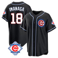 Seanshop C.Cubs #18 Shota Imanaga Player Black Fashion Out 150th Anniversary Game Stitched Jerseys