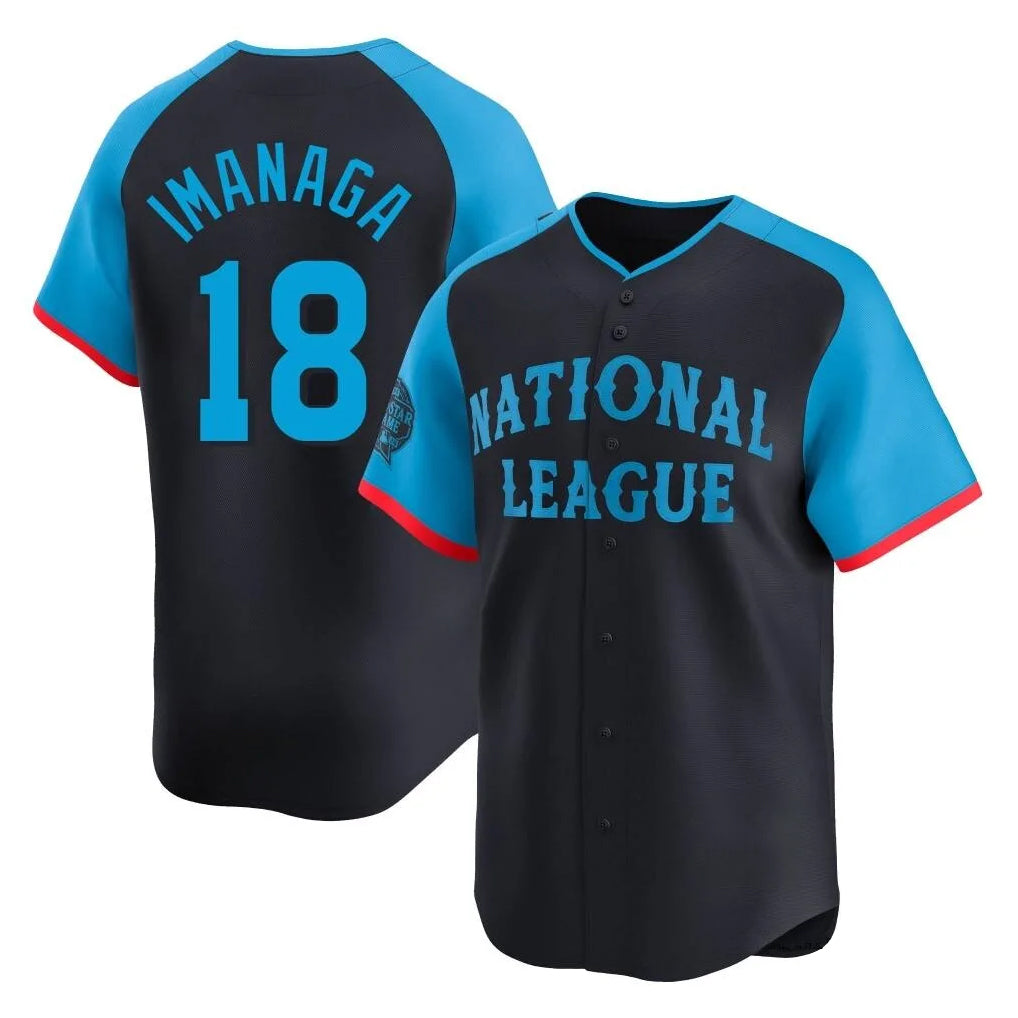 Seanshop C.Cubs #18 Shota Imanaga Player Navy National League All-Star Limited Home Stitched Jerseys