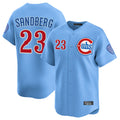 Seanshop C.Cubs #23 Ryne Sandberg Player Light Blue Limited Home Stitched Jerseys