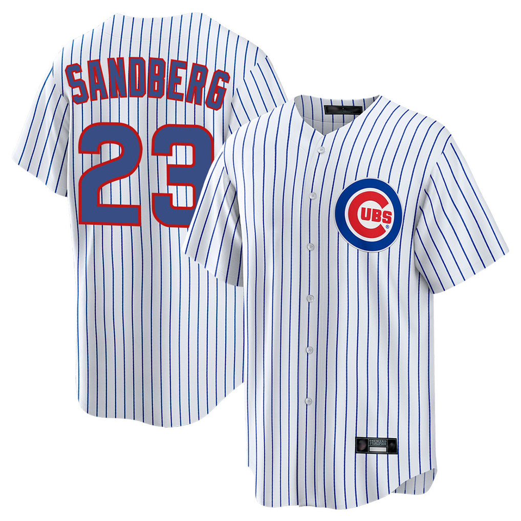 Seanshop C.Cubs #23 Ryne Sandberg Player White Game Home Stitched Jerseys