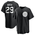 Seanshop C.Cubs #29 Michael Busch Player Black Game Stitched Jerseys