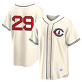 Seanshop C.Cubs #29 Michael Busch Player Cream Field of Dreams Home Game Stitched Jerseys