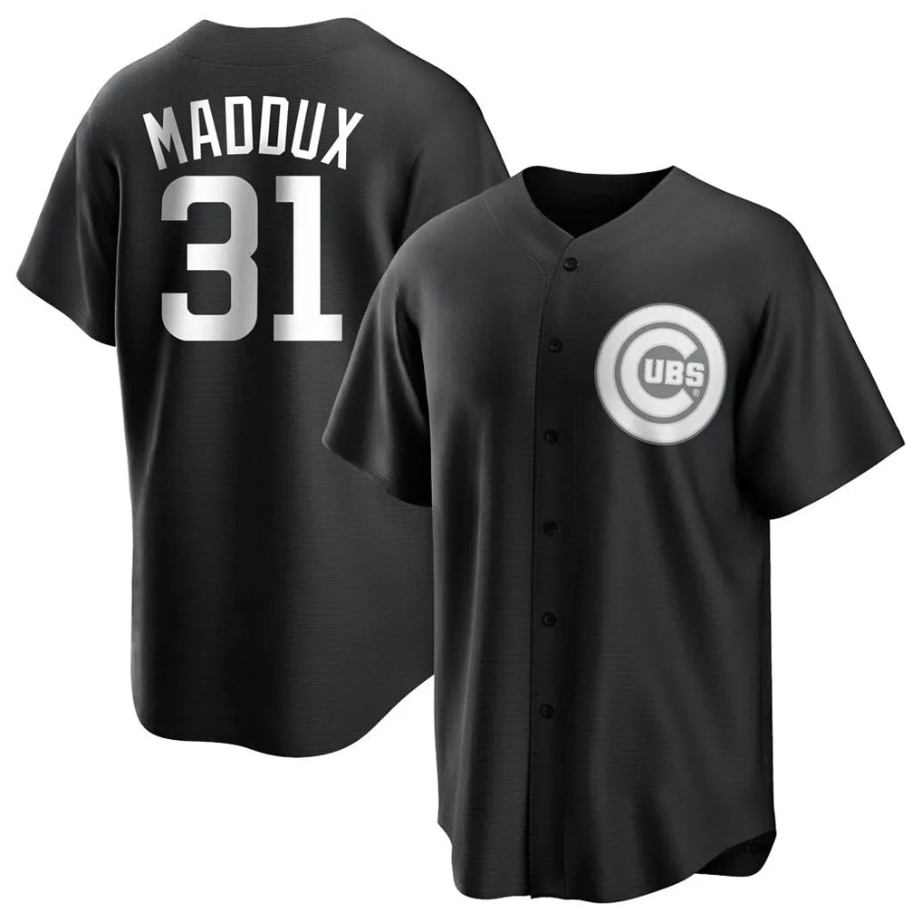 Seanshop C.Cubs #31 Greg Maddux Player Black Game Stitched Jerseys