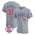 Seanshop C.Cubs #31 Greg Maddux Player Gray Road 150th Anniversary Limited Elite Home Stitched Jerseys