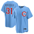 Seanshop C.Cubs #31 Greg Maddux Player Light Blue Home Game Stitched Jerseys
