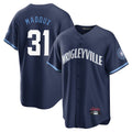 Seanshop C.Cubs #31 Greg Maddux Player Navy City Connect Home Game Stitched Jerseys