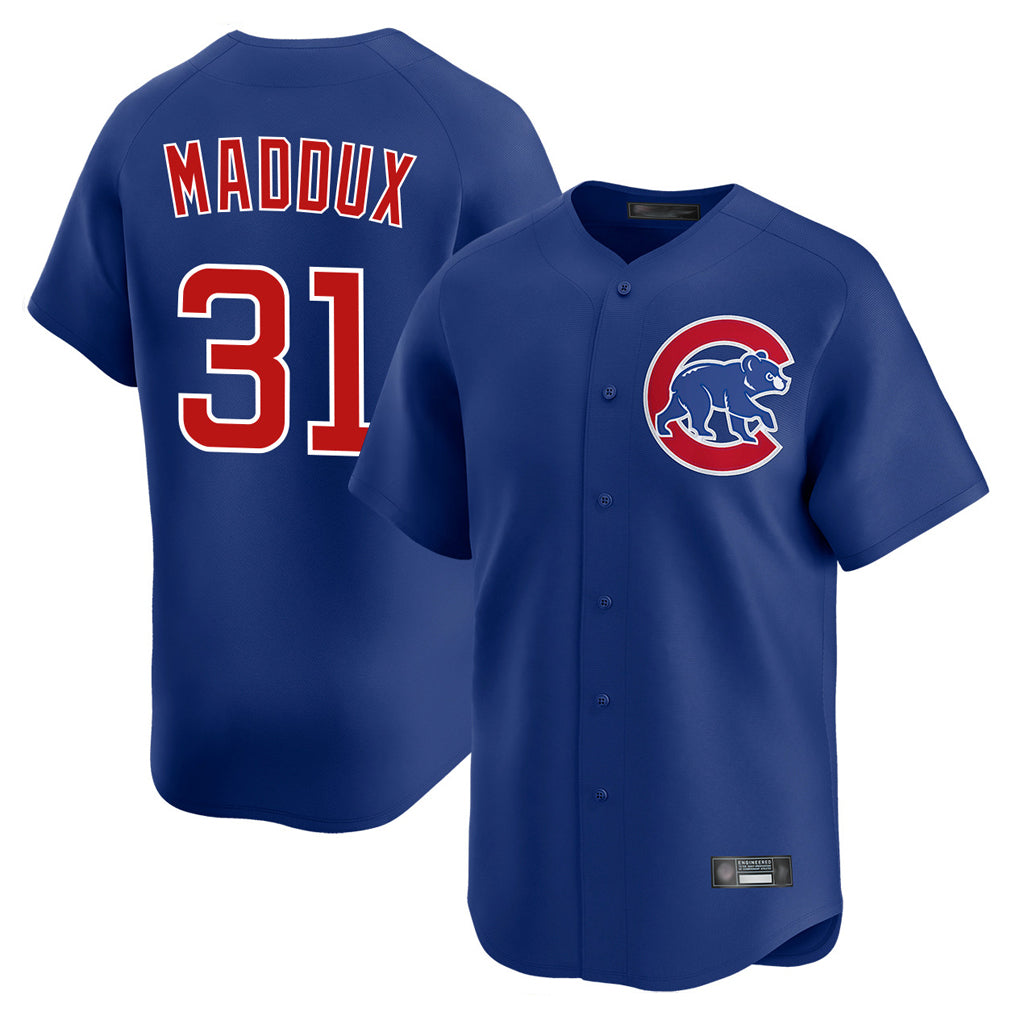 Seanshop C.Cubs #31 Greg Maddux Player Royal Limited Home Stitched Jerseys