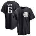 Seanshop C.Cubs #6 Matt Shaw Player Black Game Stitched Jerseys