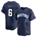 Seanshop C.Cubs #6 Matt Shaw Player Navy City Connect Limited Home Stitched Jerseys
