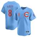 Seanshop C.Cubs #8 Ian Happ Player Light Blue Limited Home Stitched Jerseys