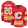 Seanshop C.Flames #20 Blake Coleman Red Home Breakaway Player Jerseys