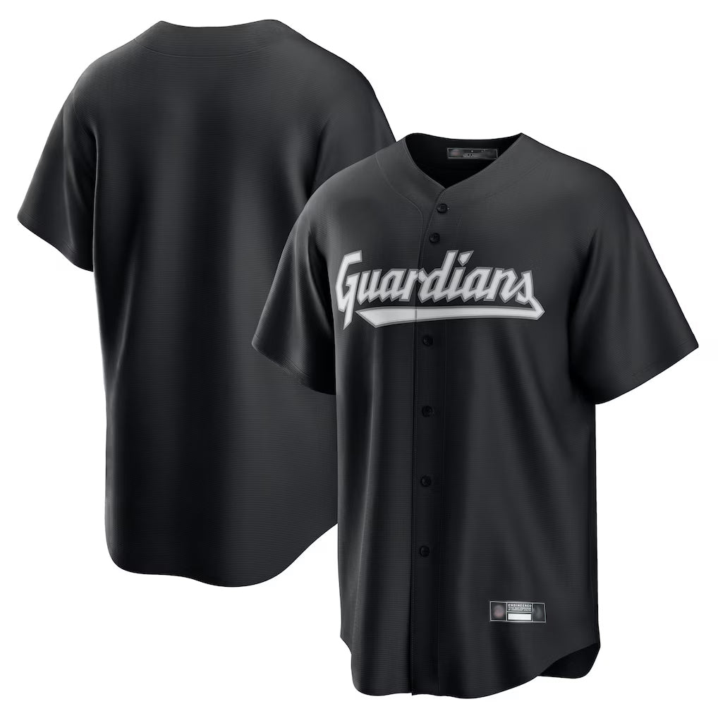 Seanshop C.Guardians Black Home Game Blank Player Stitched Jerseys
