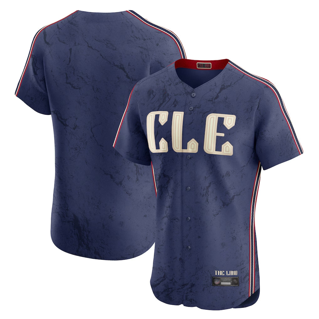 Seanshop C.Guardians Navy City Connect Limited Elite Home Blank Player Stitched Jerseys