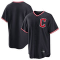 Seanshop C.Guardians Navy Home Game Blank Player Stitched Jerseys