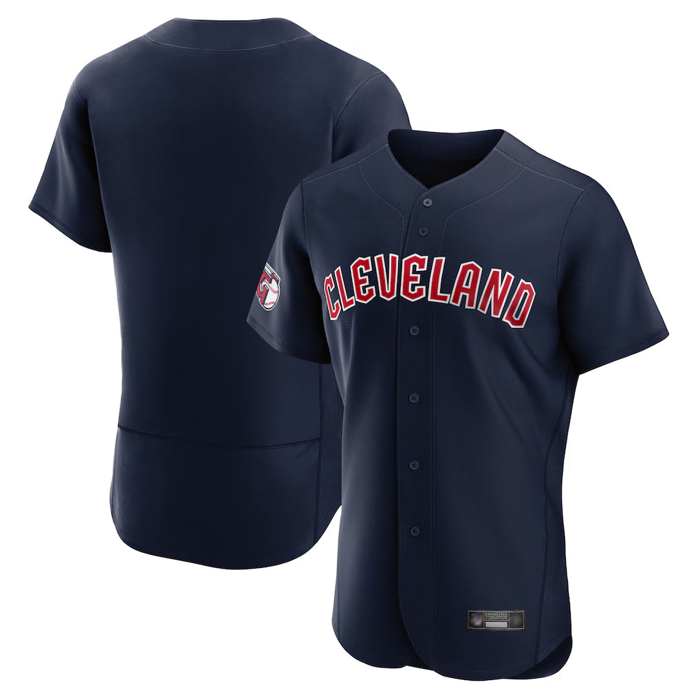 Seanshop C.Guardians Navy Limited Elite Home Game Blank Player Stitched Jerseys