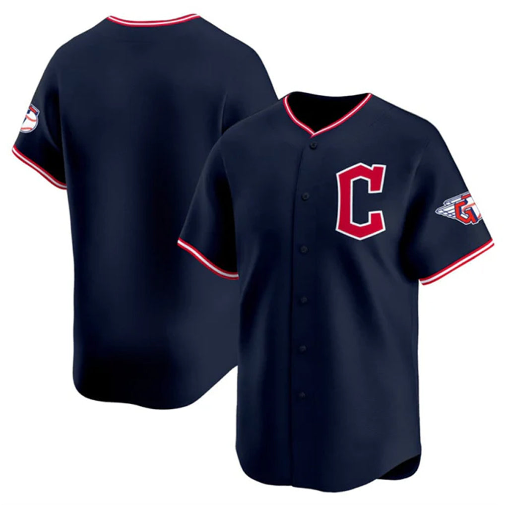 Seanshop C.Guardians Navy Limited Home Blank Player Stitched Jerseys