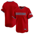 Seanshop C.Guardians Red Limited Home Blank Player Stitched Jerseys