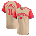 Seanshop C.Guardians #11 Jose Ramirez Player Cream American League All-Star Limited Elite Home Stitched Jerseys
