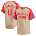 Seanshop C.Guardians #11 Jose Ramirez Player Cream American League All-Star Limited Home Stitched Jerseys