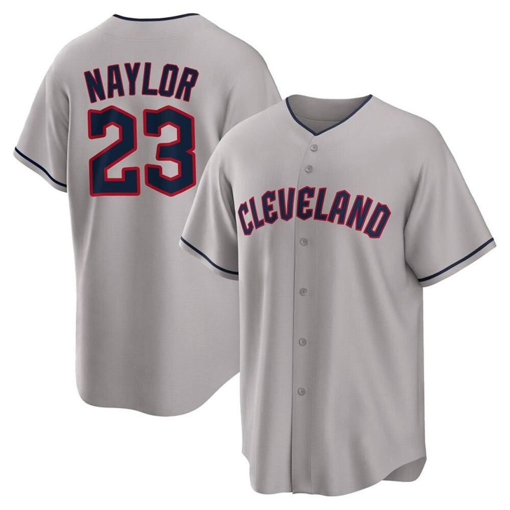 Seanshop C.Guardians #23 Bo Naylor Player Gray Game Home Stitched Jerseys