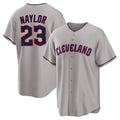 Seanshop C.Guardians #23 Bo Naylor Player Gray Game Home Stitched Jerseys
