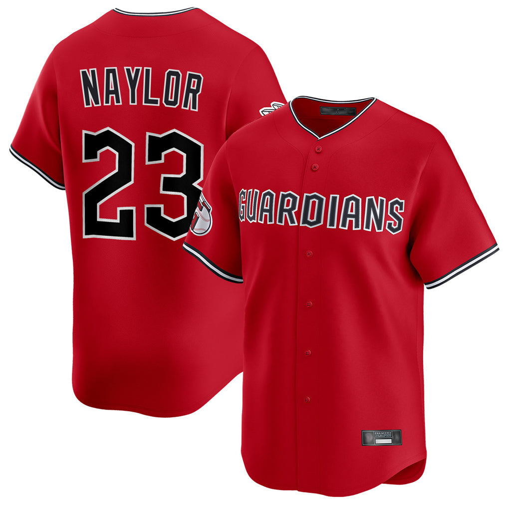 Seanshop C.Guardians #23 Bo Naylor Player Red Limited Home Stitched Jerseys